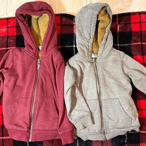 Toddler Boys Hooded Fleece Long Sleeve Sweatshirts - 3T